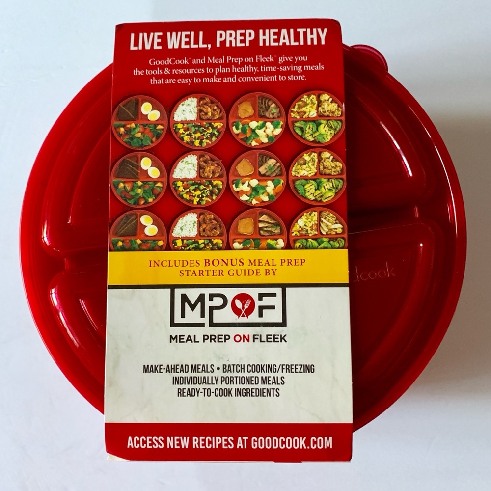 Goodcook meal prep containers/lids-10 pk BPA free